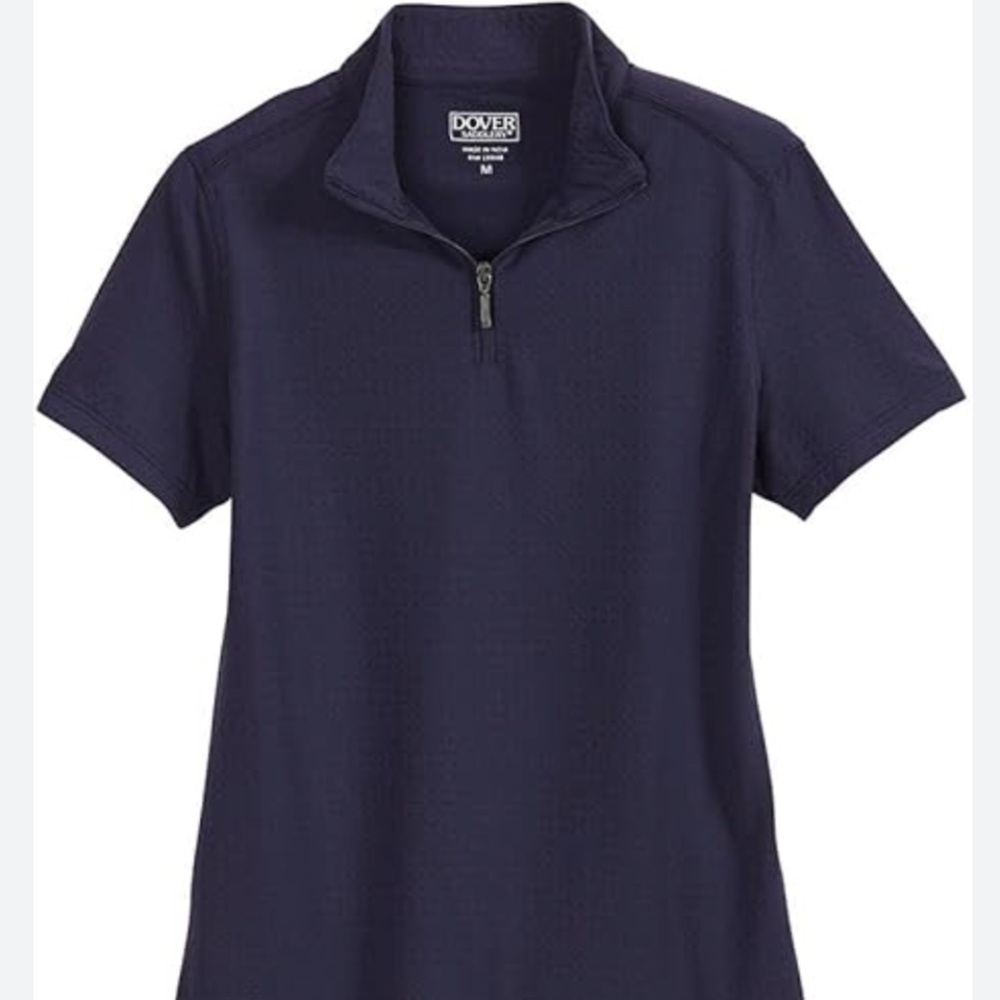 Coolblast Dover Saddlery Navy Riding Shirt